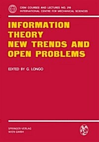 Information Theory New Trends and Open Problems (Paperback)