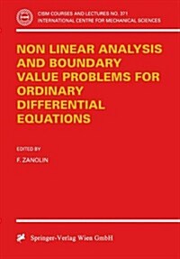 Non Linear Analysis and Boundary Value Problems for Ordinary Differential Equations (Paperback)