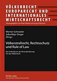 Voelkerstrafrecht, Rechtsschutz Und Rule of Law: Das Individuum ALS Herausforderung Fuer Das Voelkerrecht- Beitraege Zum 34. Oesterreichischen Voelker (Hardcover)