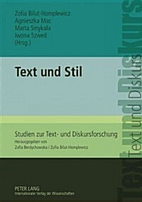 Text Und Stil (Hardcover)