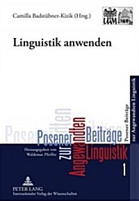 Linguistik Anwenden (Hardcover)