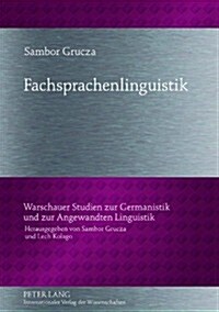 Fachsprachenlinguistik (Hardcover)