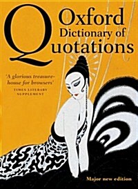 Oxford Dictionary of Quotations (Hardcover, 8 Revised edition)