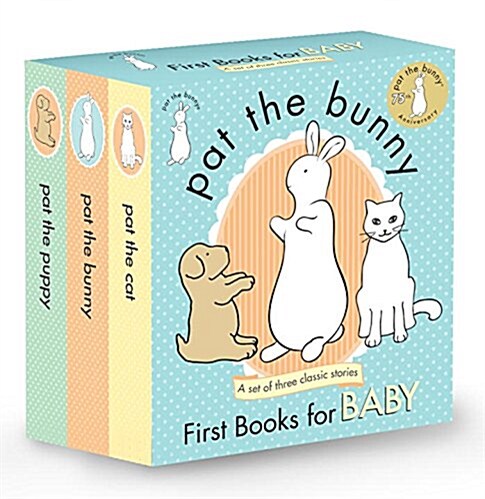 [중고] Pat the Bunny: First Books for Baby (Pat the Bunny): Pat the Bunny; Pat the Puppy; Pat the Cat (Paperback)