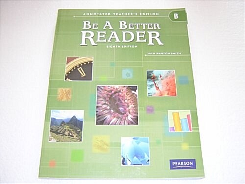 Be a Better Reader Level B Ate (Hardcover, 8)