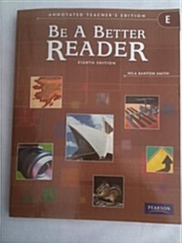 Be a Better Reader Level E Ate (Hardcover, 8)