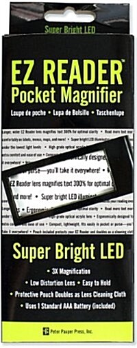 EZ Reader Pocket Magnifier: Super Bright LED (Other)