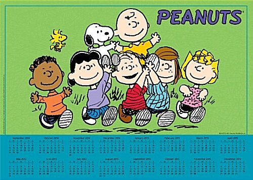 Peanuts 2014-15 Calendar Poster (Paperback)