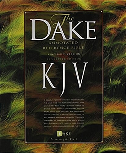 Dakes Annotated Reference Bible-KJV (Imitation Leather)