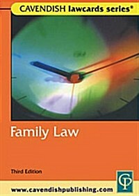 Cavendish: Family Lawcards 3/E (Paperback, 3rd)