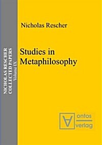 Studies in Metaphilosophy (Hardcover)