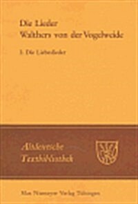 Die Lieder Walthers von der Vogelweide (Paperback, 3)