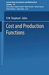 Cost and Production Functions (Paperback, Softcover Repri)