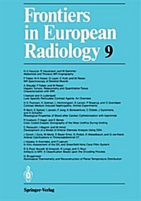 Frontiers in European Radiology (Paperback, Softcover Repri)