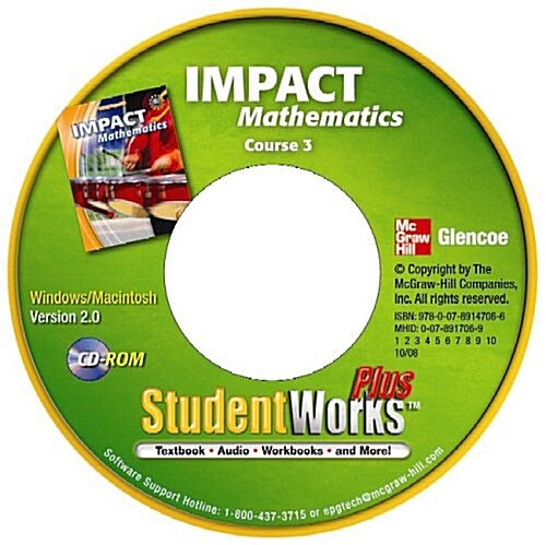 Impact Mathematics, Course 3, Studentworks Plus (CD-ROM)