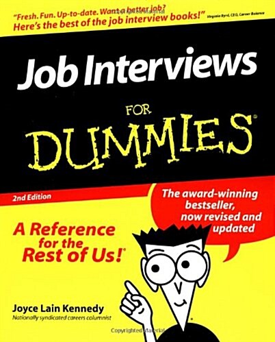 [중고] Job Interviews for Dummies (Paperback, 2nd)