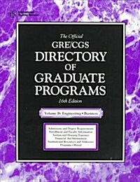 The Official Gre Cgs Directory of Graduate Programs (Paperback, 16th)