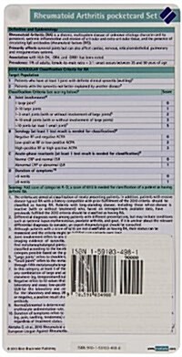 Rheumatoid Arthritis Pocketcard Set of 3 (Other, 2)