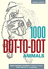 1000 Dot-To-Dot: Animals (Paperback)