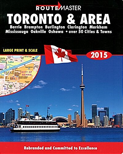 Toronto and Area Atlas (Spiral-bound)
