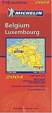 Belgium, Luxembourg (Michelin National, No. 716) (Multilingual Edition) (Map, Multilingual)