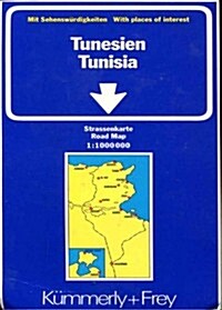 Tunisia: Political (International Road Map) (German Edition) (English and German Edition) (Map, 3rd)