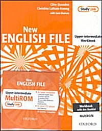 New English File: Upper-Intermediate: Workbook with key and MultiROM Pack : Six-level general English course for adults (Package)