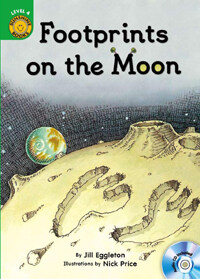 Sunshine Readers Level 4 : Footprints on the Moon (Paperback + CD 1장)