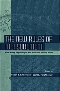 The New Rules of Measurement : What Every Psychologist and Educator Should Know (Paperback)