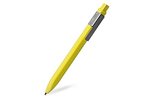 Moleskine Classic Click Ball Pen, Hay Yellow, Large Point (1.0 MM), Black Ink (Other)