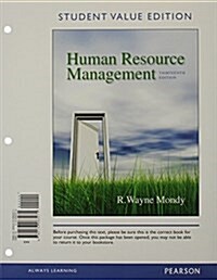 Human Resource Management, Student Value Edition Plus 2014 Mymanagementlab with Pearson Etext -- Access Card Package (Hardcover, 13)