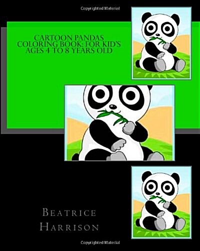 Cartoon Pandas Coloring Book (Paperback, CLR)