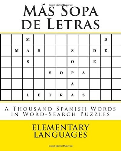 M? Sopa de Letras: A Thousand Spanish Words in Word-Search Puzzles (Paperback)