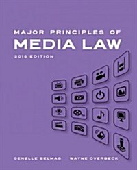 Major Principles of Media Law, 2015 (Paperback)