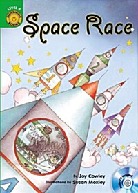 [중고] Sunshine Readers Level 4 : Space Race (Paperback + CD 1장)