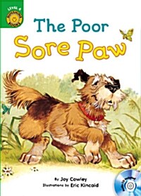 [중고] Sunshine Readers Level 4 : The Poor Sore Paw (Paperback + CD 1장)
