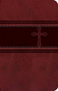 Compact Thin Single Column Bible-Ceb-Cross (Imitation Leather)