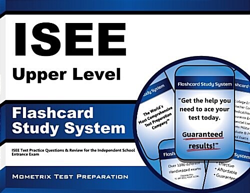 [중고] ISEE Upper Level Flashcard Study System: ISEE Test Practice Questions & Review for the Independent School Entrance Exam (Other)