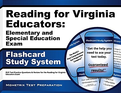 Reading for Virginia Educators: Elementary and Special Education Exam Flashcard Study System: Rve Test Practice Questions & Review for the Reading for (Other)