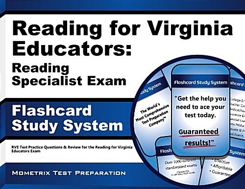 Reading for Virginia Educators: Reading Specialist Exam Flashcard Study System: Rve Test Practice Questions & Review for the Reading for Virginia Educ (Other)