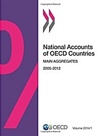 National Accounts of OECD Countries, Main Aggregates: 2014/1 (Paperback)
