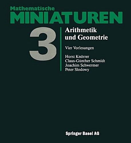 Arithmetik Und Geometrie (Paperback, Softcover Repri)