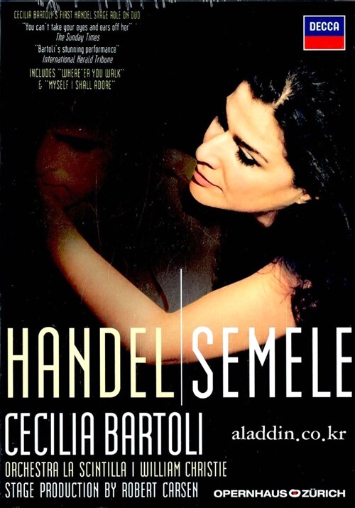 [수입] 헨델 : 제멜레 - Cecilia Bartoli (2Disc)