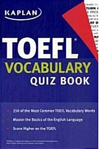 [중고] Toefl Vocabulary Quiz Book (Paperback)