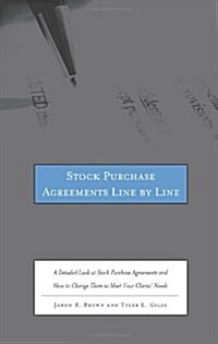 Stock Purchase Agreements Line by Line (Paperback, Compact Disc)