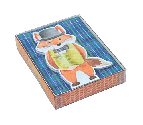 Mr. Fox Die-Cut Notecards [With 12 Envelopes] (Other)