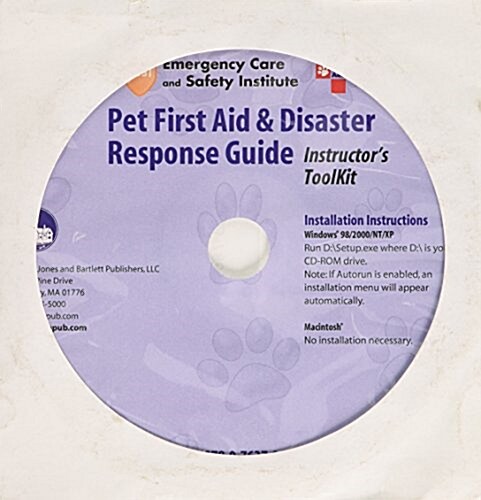 Pet First Aid and Disaster Response Guide Instructors Toolkit CD (Audio CD)