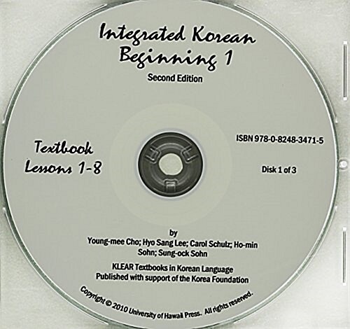 Integrated Korean: Beginning 1--Textbook, Workbook (Audio CD)