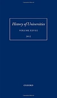 History of Universities : Volume XXVI/2 (Hardcover)