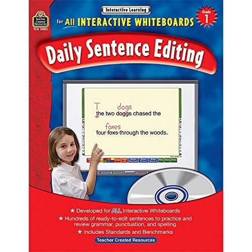 Interactive Learning: Daily Sentence Editing Grd 1 [With CDROM] (Paperback)